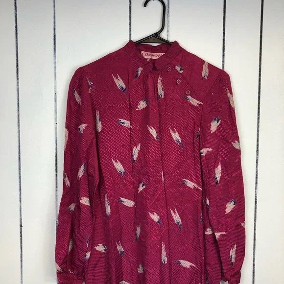 Vintage Daiquiri High Neck Modi Dress Sz S - Picture 3 of 15